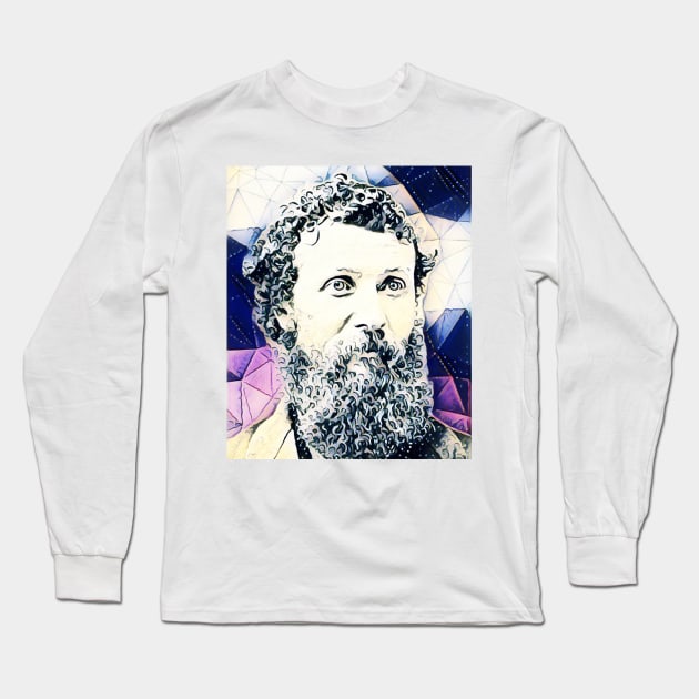 John Muir Portrait | John Muir Artwork 14 Long Sleeve T-Shirt by JustLit